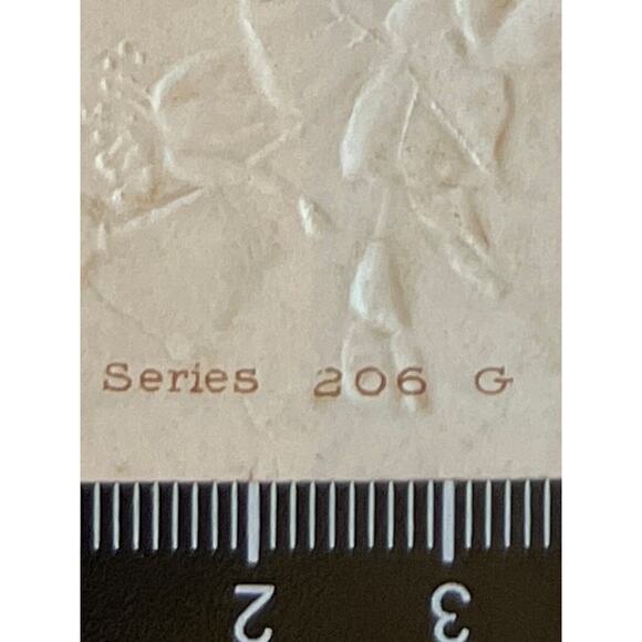 Antique Early 1900s Ephemera Valentine Postcard Edwardian Era Lovers Roses Heart - Picture 5 of 5